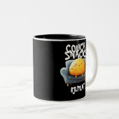 2 Couleurs Tasse drôle de patate de canapé (Devant droit)