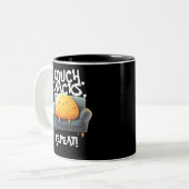 2 Couleurs Tasse drôle de patate de canapé (Devant gauche)