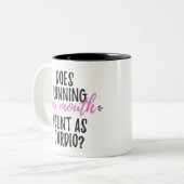 2 Couleurs Tasse drôle d'exercice (Devant gauche)