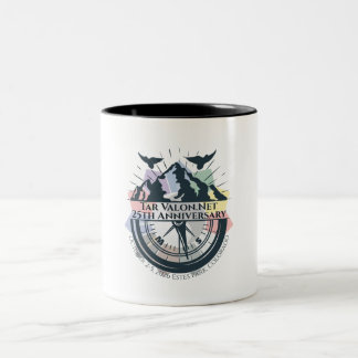 2 Couleurs Tasse du 25e anniversaire de TarValon.Net