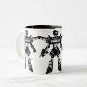 2 Couleurs Tasse du 2-Ton 15oz de TheArm^^ "SynthBot" (Devant gauche)