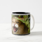 2 Couleurs TASSE du chat de jungle 01 (Devant droit)