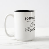 2 Couleurs Tasse du comté de Johnson FRW (Gauche)