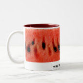 2 Couleurs Tasse du déjeuner 2,0 - pastèque (Gauche)