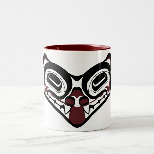 2 Couleurs Tasse du loup 15oz de DNW (Centre)