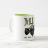 2 Couleurs Tasse du M151 de Ron (Devant gauche)