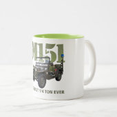 2 Couleurs Tasse du M151 de Ron (Devant droit)