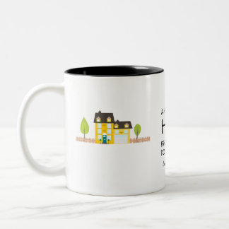 2 Couleurs Tasse du matin personnalisée de la ville natale | 