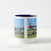 2 Couleurs Tasse du mustang P-51 (Centre)
