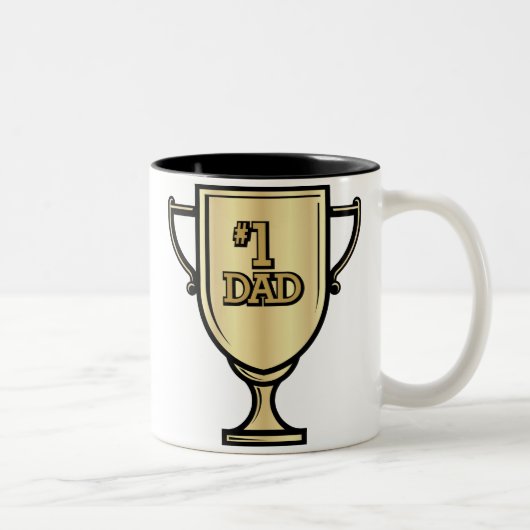 2 Couleurs Tasse du papa #1 (Droit)