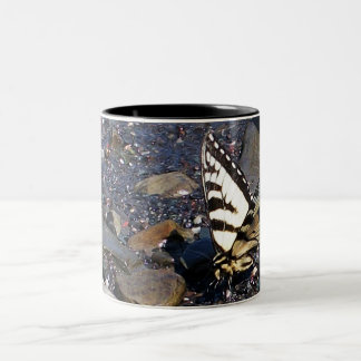 2 Couleurs Tasse du papillon 1 de machaon de tigre