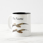 2 Couleurs Tasse du pélican 3 de vol (Devant gauche)