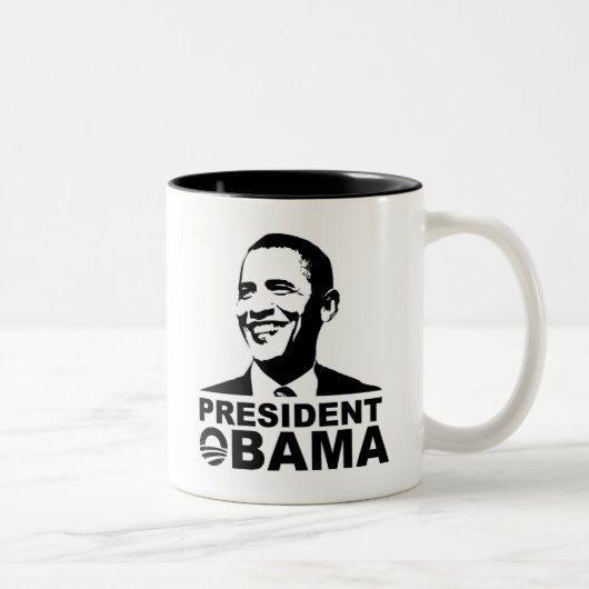 2 Couleurs Tasse du Président Obama (Droit)