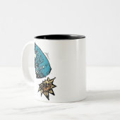 2 Couleurs Tasse du robot trois (Devant gauche)