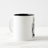2 Couleurs Tasse du thé du chapelier fou (Devant gauche)