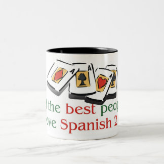 2 Couleurs Tasse du ton de l'amant deux de l'Espagnol 21