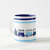 2 Couleurs Tasse du train des enfants (Devant gauche)