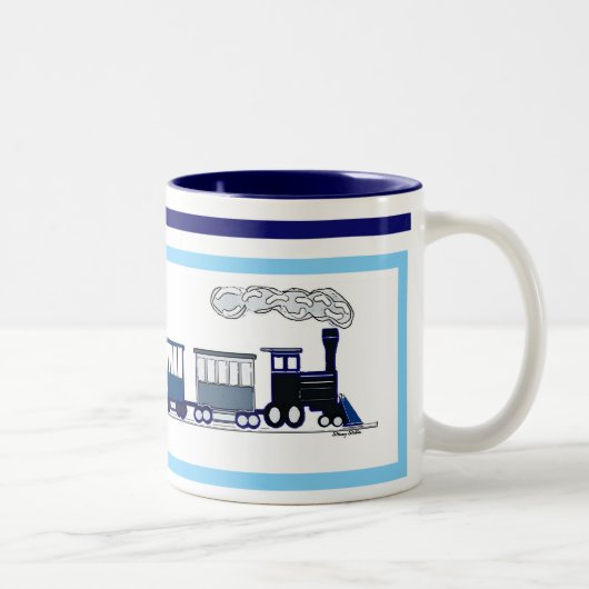 2 Couleurs Tasse du train des enfants (Droit)