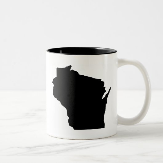 2 Couleurs tasse du Wisconsin Coffie (Droit)