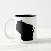 2 Couleurs tasse du Wisconsin Coffie (Gauche)