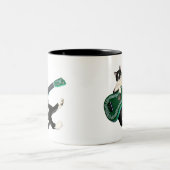 2 Couleurs Tasse d'ukulélé de chat (Centre)