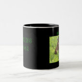 2 Couleurs Tasse d'un an d'orignaux (Centre)