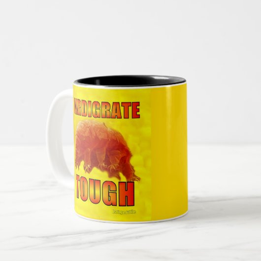 2 Couleurs Tasse dure Tardigrade (Devant gauche)