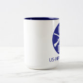 2 Couleurs tasse d'US-Infantry.com (Centre)
