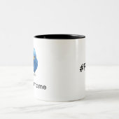 2 Couleurs Tasse d'username de #FAIL de gazouillement (Centre)
