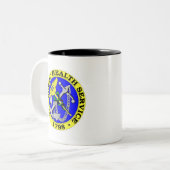2 Couleurs Tasse d'USPHS (Devant gauche)