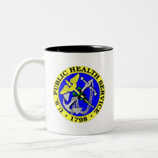 2 Couleurs Tasse d'USPHS (Gauche)