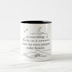 2 Couleurs TASSE ECCLESIASTES 3:1 - Café