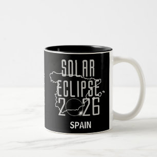 2 Couleurs Tasse Eclipse Solaire 2026 Espagne