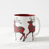 2 Couleurs Tasse écossaise de mâle (Devant droit)