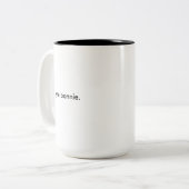 2 Couleurs Tasse écossaise simple et drôle (Devant gauche)