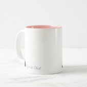 2 Couleurs Tasse | Edgar de Kitty d'aquarelle (Devant gauche)
