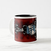 2 Couleurs Tasse éffrayante de Lucy (Devant gauche)