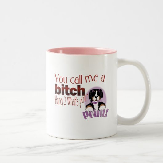 2 Couleurs Tasse effrontée des dames de MadDog (Droit)