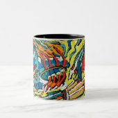 2 Couleurs Tasse électrique d'arbres (Centre)