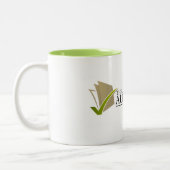 2 Couleurs Tasse élégante du vert AP (Gauche)