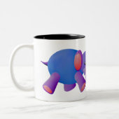 2 Couleurs Tasse éléphant modifiable (Gauche)