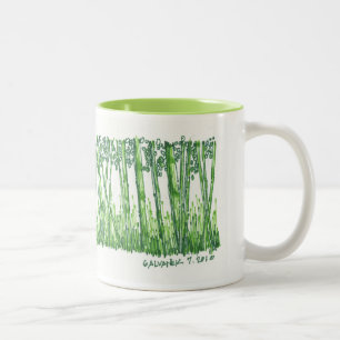 2 Couleurs Tasse en bambou de croquis