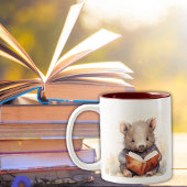 2 Couleurs Tasse en céramique pour lecteur bébé wombat
