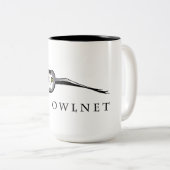 2 Couleurs Tasse en céramique Project Owlnet (Devant droit)