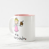 2 Couleurs Tasse en construction de bébé (Devant gauche)