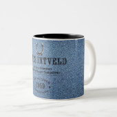 2 Couleurs Tasse en denim bleu James Intveld  (Devant droit)