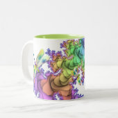 2 Couleurs Tasse en pastel de libellules (Devant gauche)