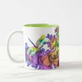 2 Couleurs Tasse en pastel de libellules (Gauche)