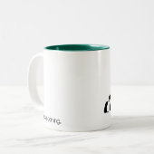 2 Couleurs Tasse énigmatique (Devant gauche)