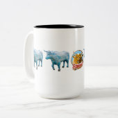 2 Couleurs Tasse "enracinée" de 15 onces (Devant gauche)